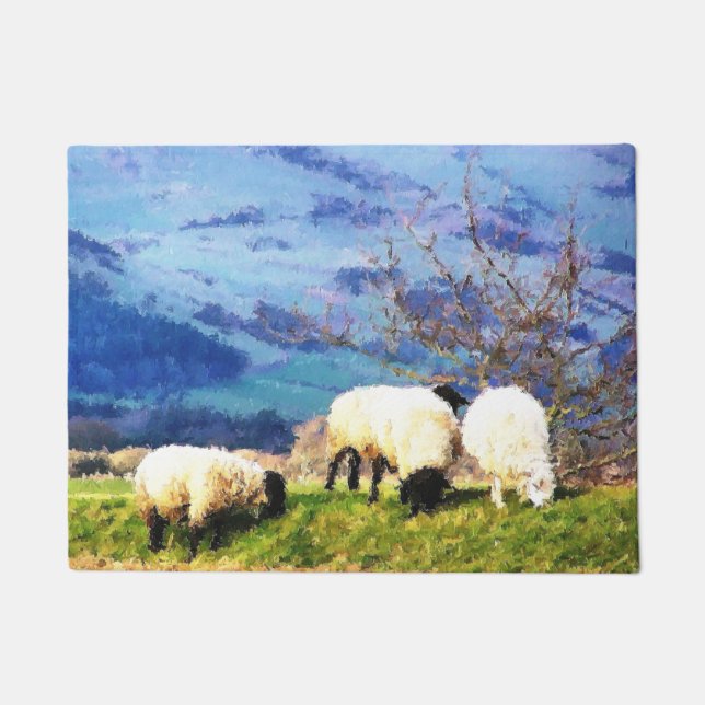 SHEEP  DOORMAT (Front)