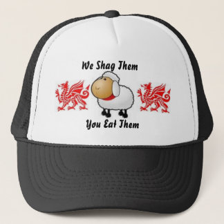 sheep, dragon, dragon, We Shag The... - Customised Trucker Hat