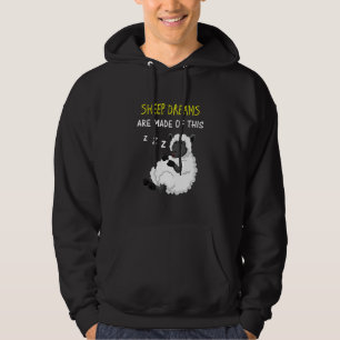 Sheep Dreams are made of this pajama nightgown wit Hoodie
