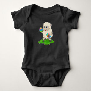 Sheep Easter Easter eggs Baby Bodysuit