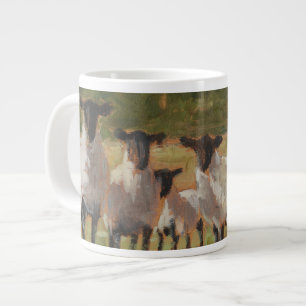 Sheep Family Large Coffee Mug