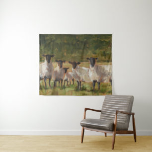Sheep Family Tapestry