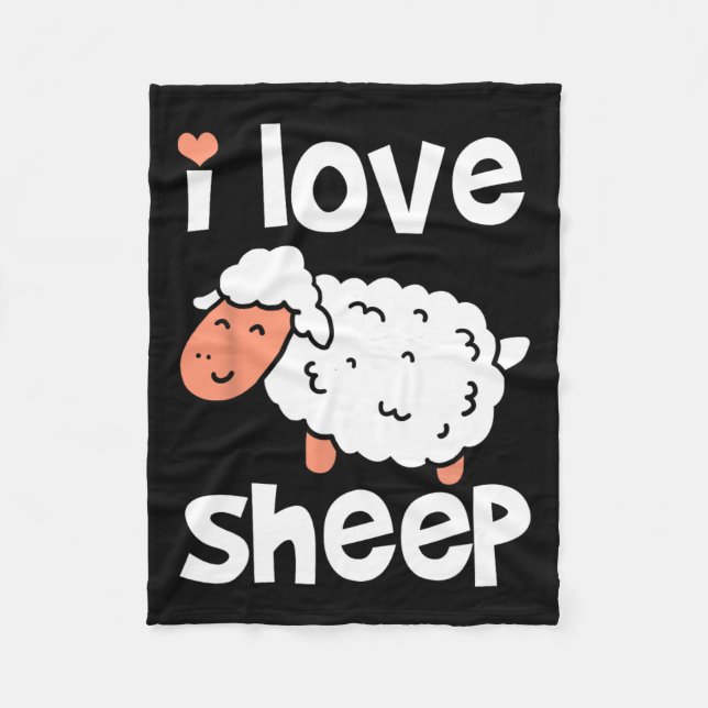 Sheep Farmer Animal  Fleece Blanket (Front)