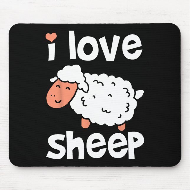 Sheep Farmer Animal  Mouse Mat (Front)