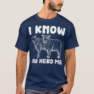 Sheep Farmer Herd Me Farm Animal T-Shirt