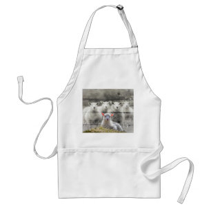 Sheep Flock Baby Lamb Standard Apron