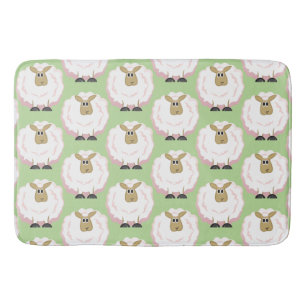 Sheep Flock Bath Mat