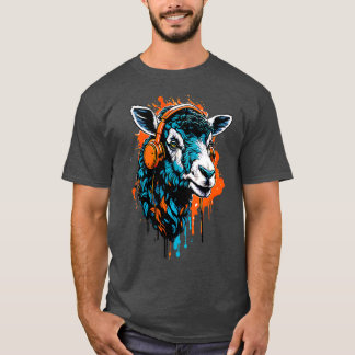 Sheep funny art lover T-Shirt