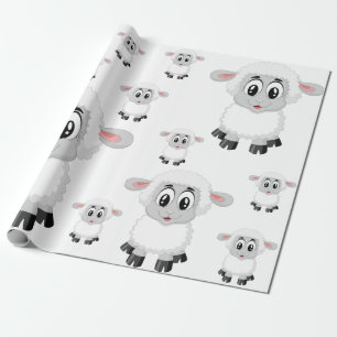 sheep gift paper