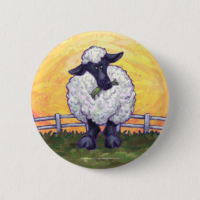 Sheep Gifts & Accessories 6 Cm Round Badge (Front)