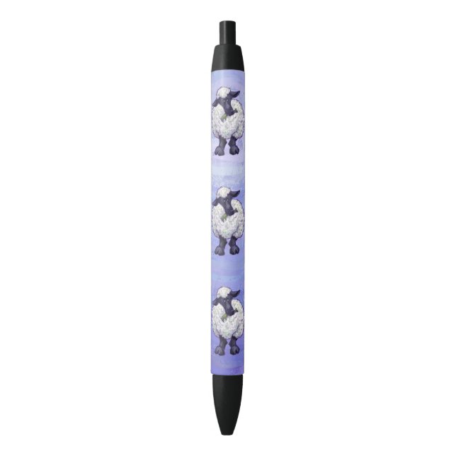 Sheep Gifts & Accessories Black Ink Pen (Front Vertical)