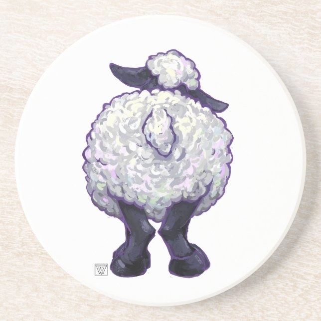 Sheep Gifts & Accessories Coaster (Front)