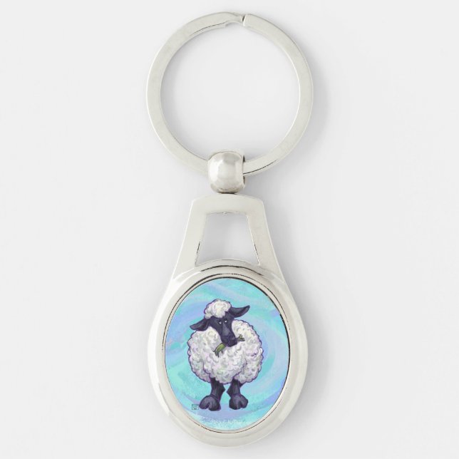 Sheep Gifts & Accessories Key Ring (Front)