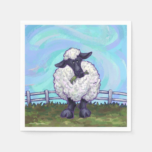 Sheep Gifts & Accessories Napkin (Front)