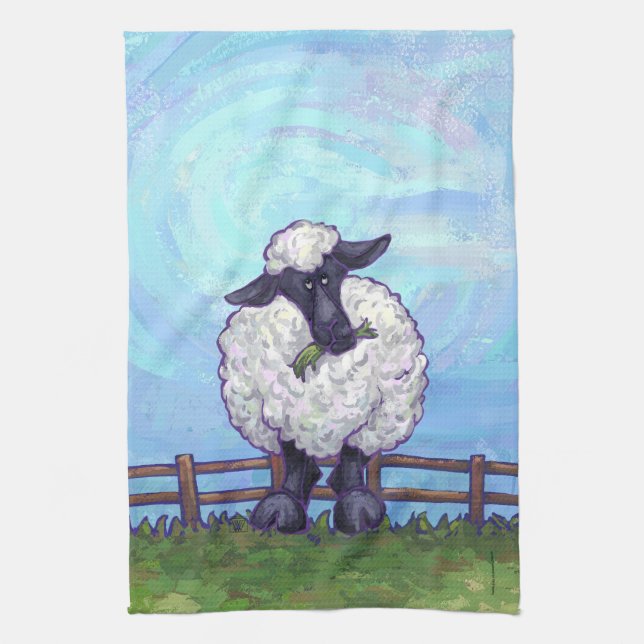Sheep Gifts & Accessories Tea Towel (Vertical)