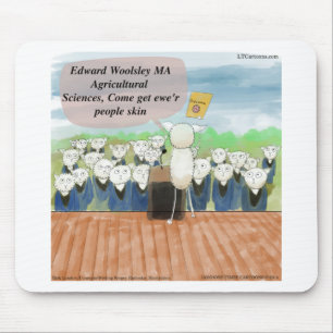 Sheep Graduation Day Funny Mouse Mat