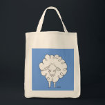 SHEEP Grocery Bag<br><div class="desc">Wine country sheep grocery, book, anything bag is just too cute! Give as a hostess gift or teacher present or just pile your gifts inside. The grocery check out line will love it! This is an adorable gift bag that can be used year round. The design is by artist dag...</div>