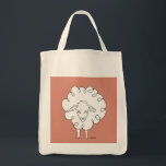 SHEEP Grocery Bag<br><div class="desc">Wine country sheep grocery, book, anything bag is just too cute! Give as a hostess gift or teacher present or just pile your gifts inside. The grocery check out line will love it! This is an adorable gift bag that can be used year round. The design is by artist dag...</div>