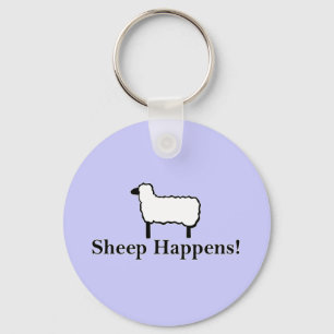 Sheep Happens! Key Ring