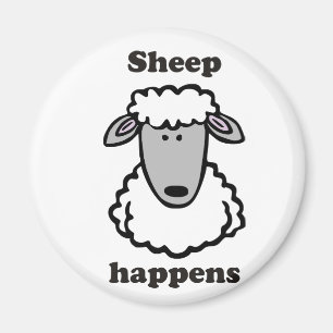 Sheep happens magnet