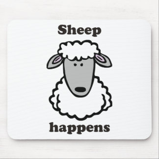 Sheep happens mouse mat