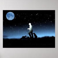 "Sheep Herder Blue"~Poster