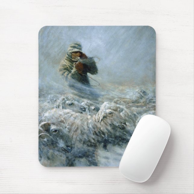 Sheep Herder, Storm by Newell Convers Wyeth Mouse Mat (With Mouse)