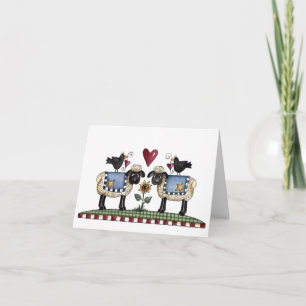 Sheep Holiday Card