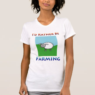 Sheep i'd rather be farming Women T-Shirt
