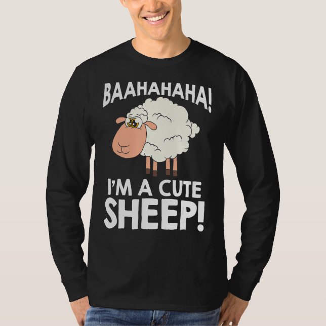 Sheep I'm A Cute Sheep T-Shirt (Front)