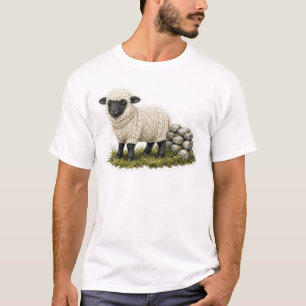 Sheep in an Aran Jumper T-Shirt