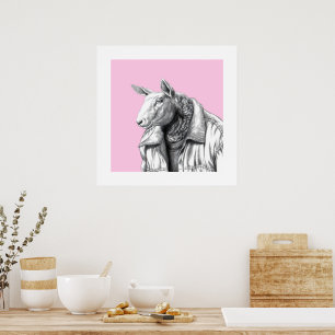 Sheep in Jeans Jacket (Ume) Poster