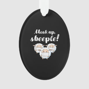 Sheep in mask Animal Lovers Perfect Gift Ornament