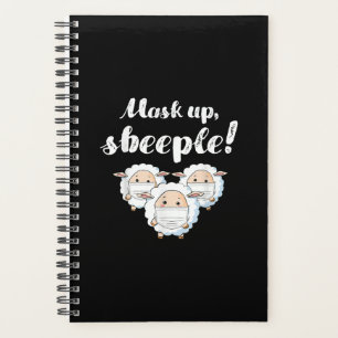 Sheep in mask   Animal Lovers Perfect Gift Planner