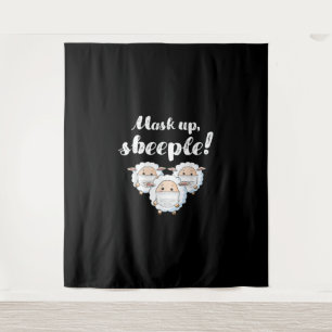 Sheep in mask Animal Lovers Perfect Gift Tapestry
