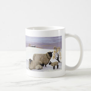 Sheep in Winter Coffee Mug