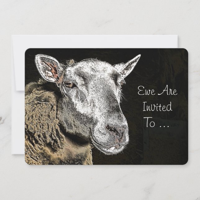 SHEEP INVITATION (Front)