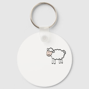 sheep key ring