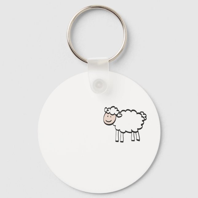 sheep key ring (Front)
