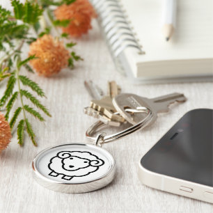 Sheep Key Ring