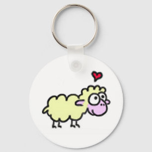 Sheep Keychain