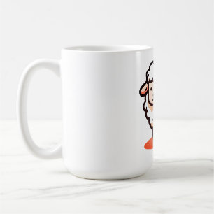 Sheep, Lamb, Cartoon Coffee Mug