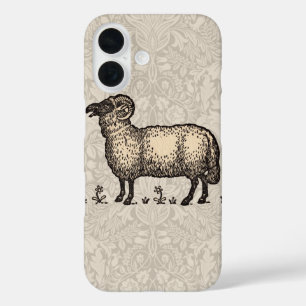 Sheep Lamb Farm Animal Vintage iPhone 16 Case
