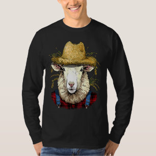 Sheep Lamb Farmer Farming Agriculture Rancher Farm T-Shirt