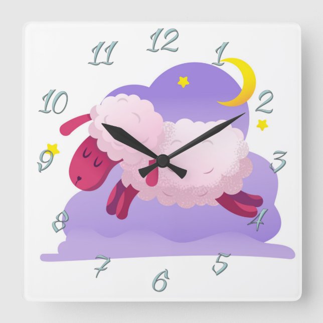 Sheep large clock (Front)