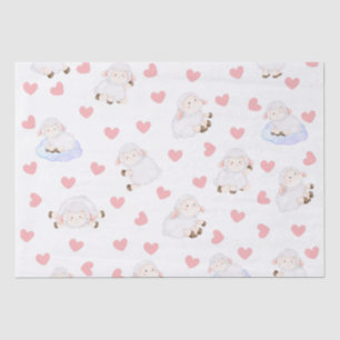 Sheep love tissue paper
