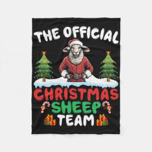 Sheep Lover Xmas Lights Christmas Tree Christmas S Fleece Blanket