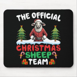 Sheep Lover Xmas Lights Christmas Tree Christmas S Mouse Mat