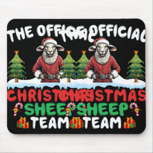 Sheep Lover Xmas Lights Christmas Tree Christmas S Mouse Mat