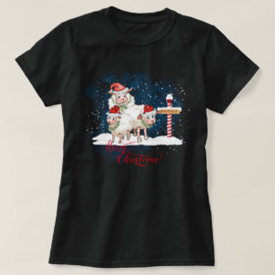 Sheep Lovers Christmas North Pole T-Shirt
